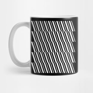 geometric curvy lines Mug
